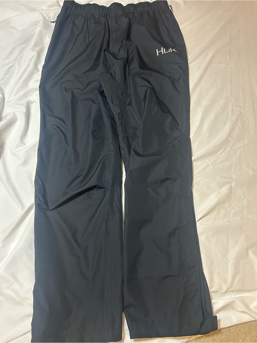 Huk Gunwale Pants Black Size L Windproof Waterproof Fishing Gear Men - Picture 13 of 16